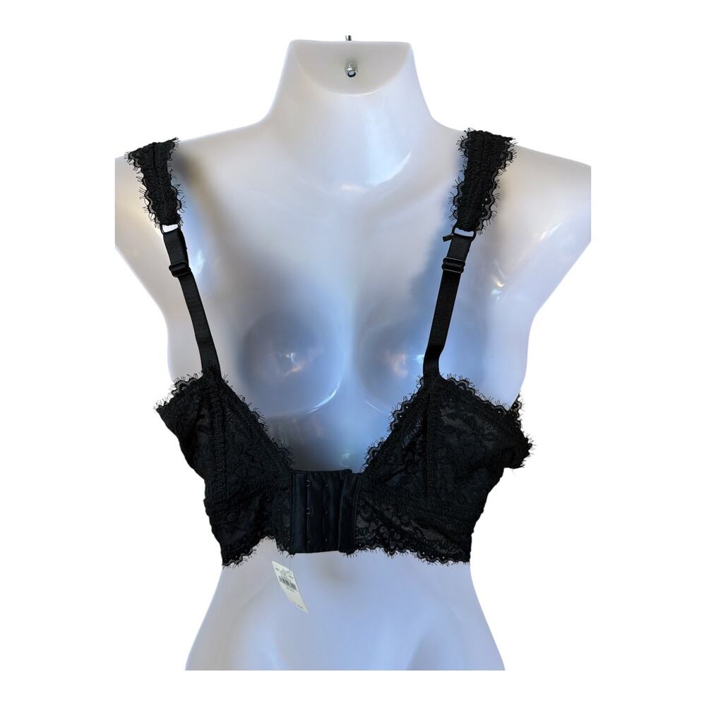 Aerie Lace Bralette Bra Size XXL Black New With Tags Wireless - Picture 3 of 5